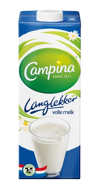 Een Melk Campina LangLekker vol 1 liter koop je bij VHK Kantoorartikelen