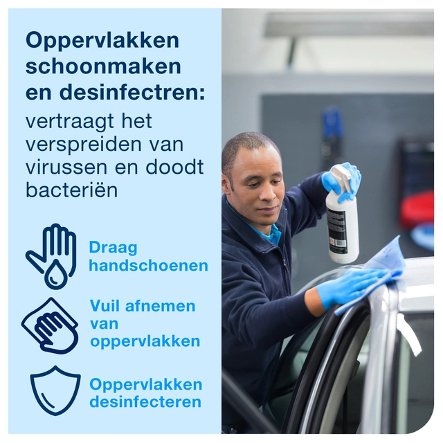 Een Reinigingsdoek Tork Heavy-Duty W4 multifunctioneel nonwoven 150 vel wit 530179 koop je bij VHK Kantoorartikelen