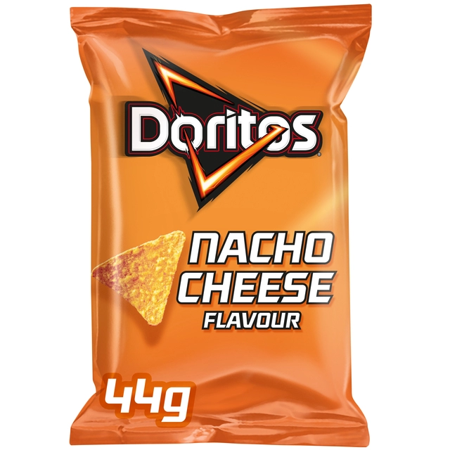 Een Chips Doritos Nacho Cheese 44gr koop je bij VHK Kantoorartikelen