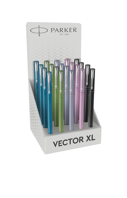 Een Vulpen Parker Vector XL assorti medium koop je bij VHK Kantoorartikelen