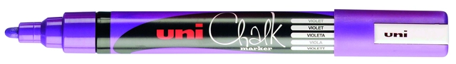 Een Krijtstift Uni-ball chalk rond 1.8-2.5mm paars koop je bij VHK Kantoorartikelen