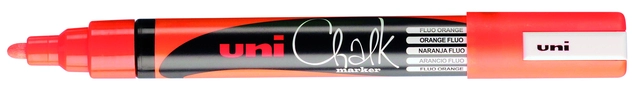 Een Krijtstift Uni-ball chalk rond 1.8-2.5mm fluor oranje koop je bij VHK Kantoorartikelen