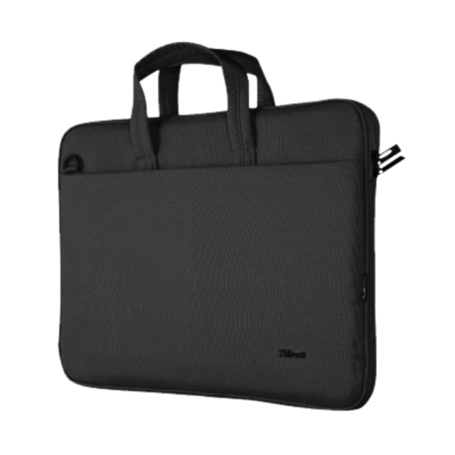 Een Laptoptas Trust Bologna Eco 16 inch zwart koop je bij VHK Kantoorartikelen