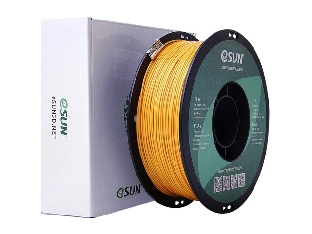 Een 3D Filament Esun 1.75mm PLA 1kg goud koop je bij VHK Kantoorartikelen