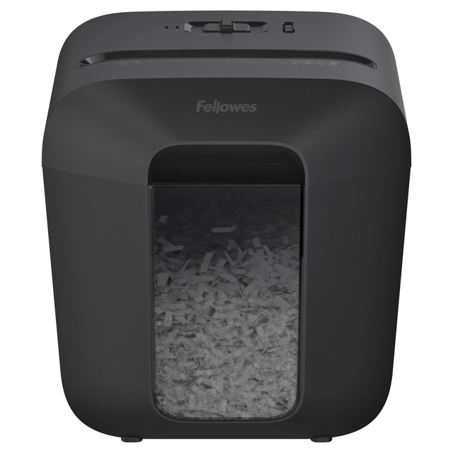 Een Papiervernietiger Fellowes Powershred LX25 snippers 4x37mm zwart koop je bij VHK Kantoorartikelen