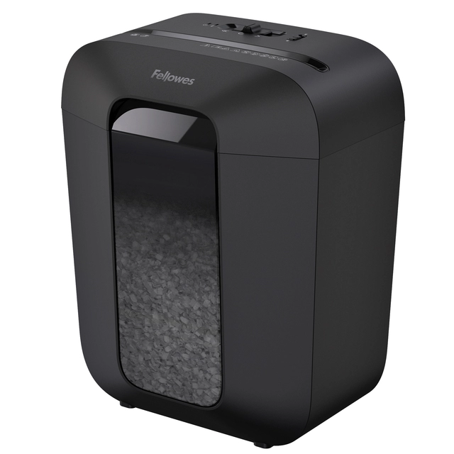 Een Papiervernietiger Fellowes Powershred LX41 snippers 4x12mm zwart koop je bij VHK Kantoorartikelen