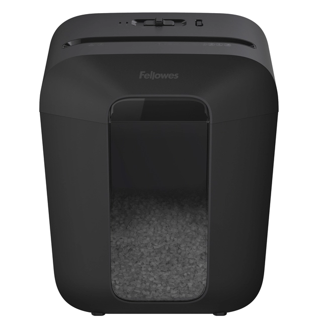 Een Papiervernietiger Fellowes Powershred LX41 snippers 4x12mm zwart koop je bij VHK Kantoorartikelen