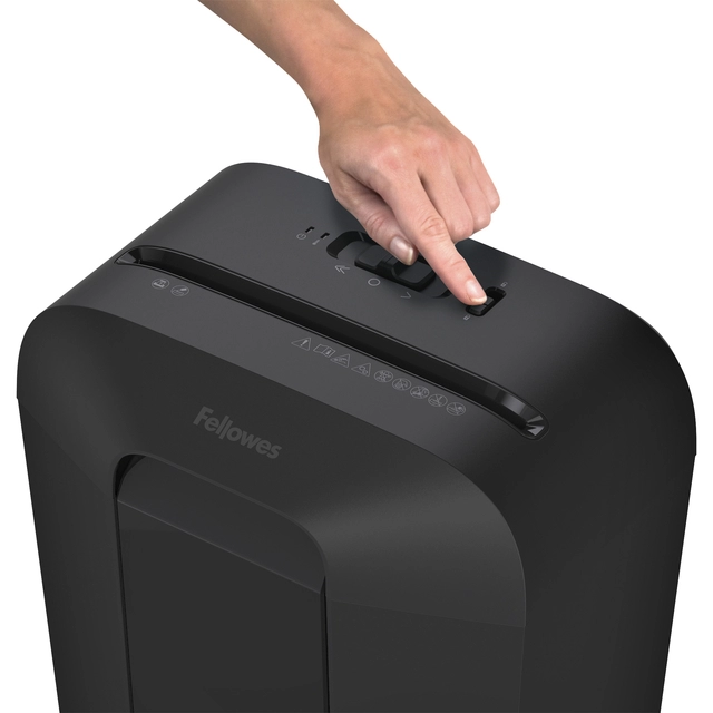 Een Papiervernietiger Fellowes Powershred LX41 snippers 4x12mm zwart koop je bij VHK Kantoorartikelen