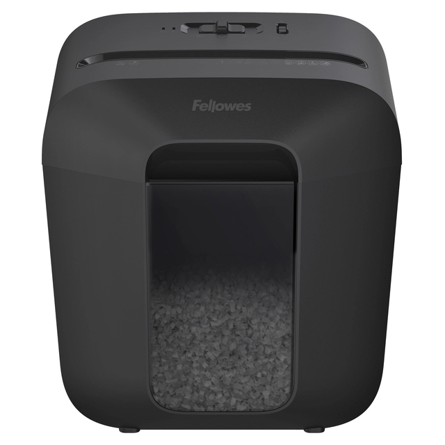 Een Papiervernietiger Fellowes Powershred LX25M snippers 4x12mm zwart koop je bij VHK Kantoorartikelen