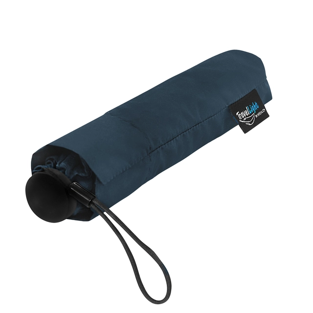 Een Paraplu Travellight® extreem licht opvouwbaar windproof doorsnede 90 cm donker blauw koop je bij Hoekmankantoorartikelen.nl