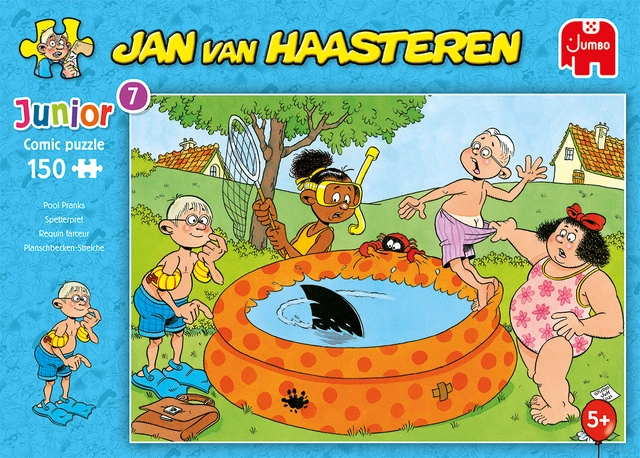 Een Puzzel Jan van Haasteren Junior Spetterpret 150 stukjes koop je bij The Cartridge Shop bvba