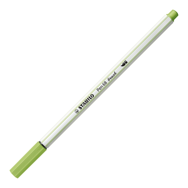 Een Brushstift STABILO Pen 568/34 pistache koop je bij VHK Kantoorartikelen