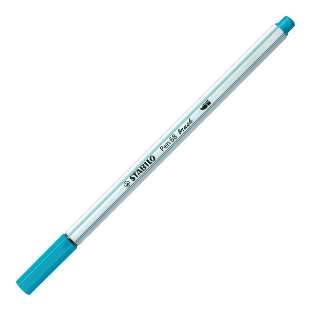 Een Brushstift STABILO Pen 568/31 lichtblauw koop je bij VHK Kantoorartikelen