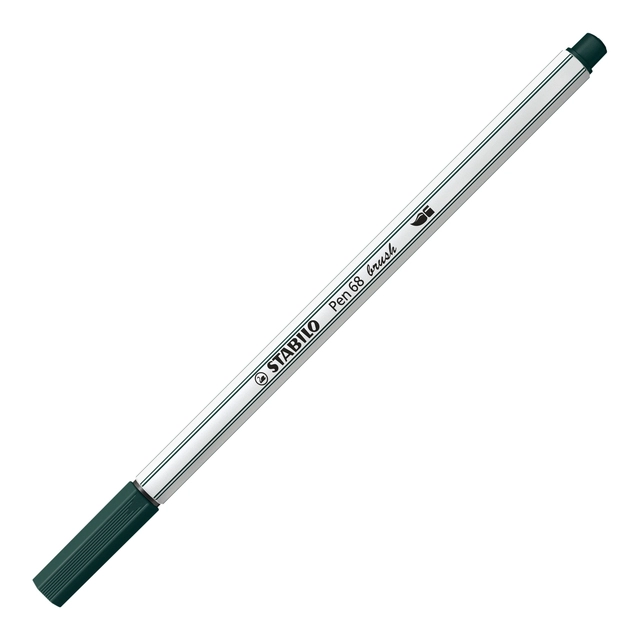 Een Brushstift STABILO Pen 568/63 aardegroen koop je bij VHK Kantoorartikelen