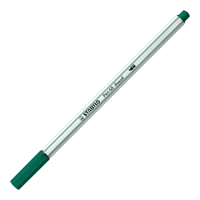 Een Brushstift STABILO Pen 568/53 turquoisegroen koop je bij Hoekmankantoorartikelen.nl