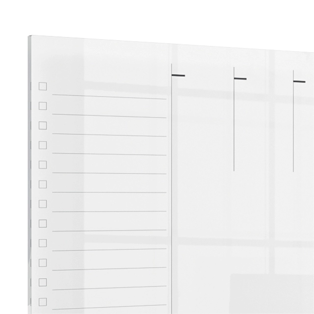 Een Weekplanner Nobo transparant acryl A4 koop je bij VHK Kantoorartikelen