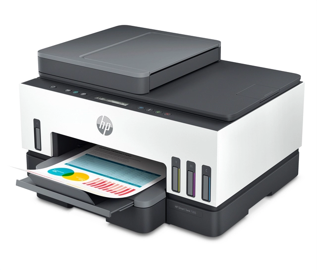 Een Multifunctional inktjet printer HP Smart Tank 7305 koop je bij Hoekmankantoorartikelen.nl