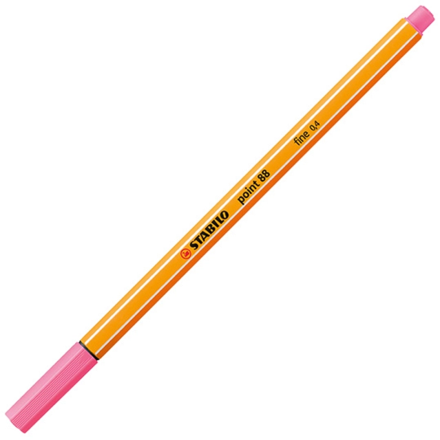 Een Fineliner STABILO point 88/29 fijn roze koop je bij VHK Kantoorartikelen