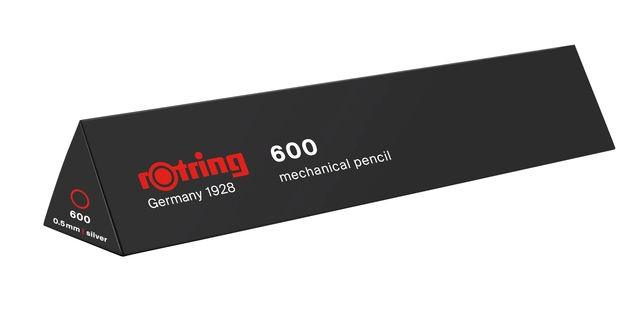 Een Vulpotlood rOtring 600 0,5mm zilver koop je bij VHK Kantoorartikelen