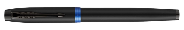 Een Vulpen Parker IM black blue vibrant ring fijn koop je bij VHK Kantoorartikelen