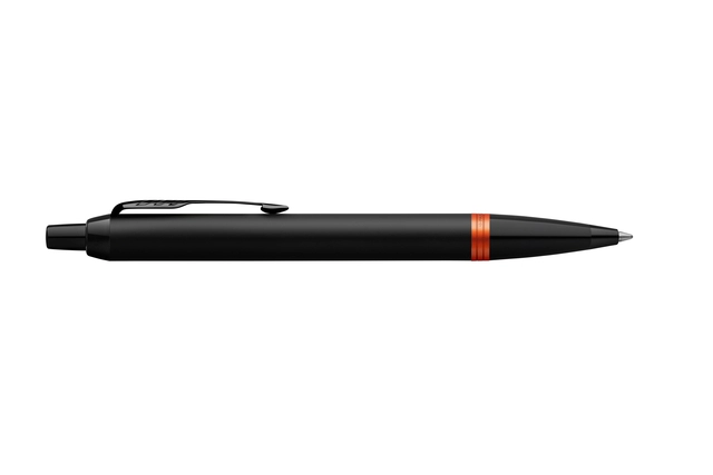 Een Balpen Parker IM black orange vibrant ring medium koop je bij VHK Kantoorartikelen