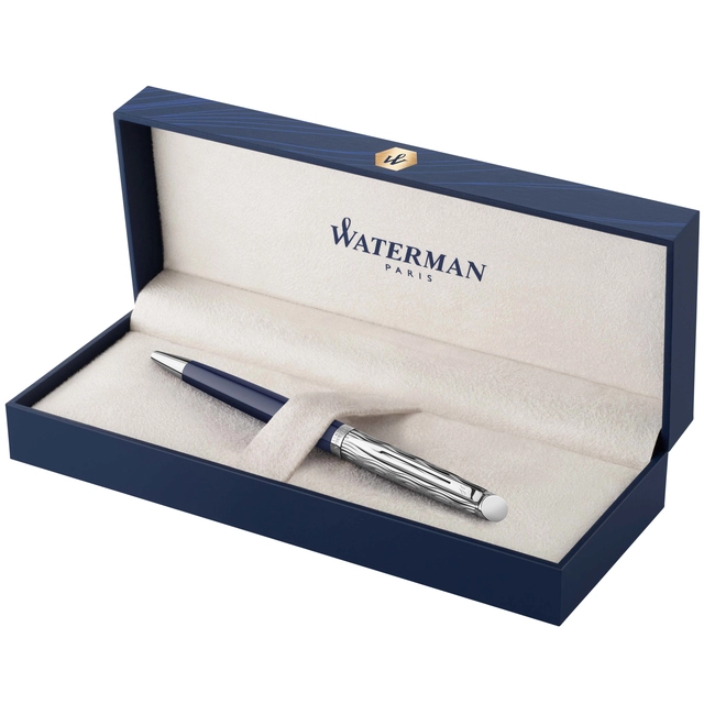 Een Balpen Waterman Hémisphère L'essence du blue lacquer CT medium koop je bij VHK Kantoorartikelen