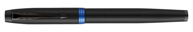 Een Vulpen Parker IM black blue vibrant ring medium koop je bij VHK Kantoorartikelen