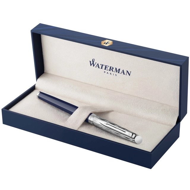 Een Vulpen Waterman Hémisphère L'essence du blue lacquer CT medium koop je bij VHK Kantoorartikelen