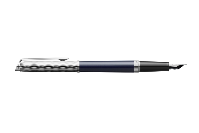 Een Vulpen Waterman Hémisphère L'essence du blue lacquer CT medium koop je bij VHK Kantoorartikelen