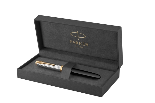 Een Vulpen Parker 51 Premium black GT fijn koop je bij VHK Kantoorartikelen