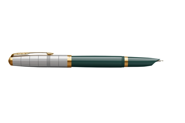 Een Vulpen Parker 51 Premium forest green GT fijn koop je bij VHK Kantoorartikelen