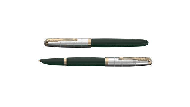 Een Vulpen Parker 51 Premium forest green GT fijn koop je bij VHK Kantoorartikelen