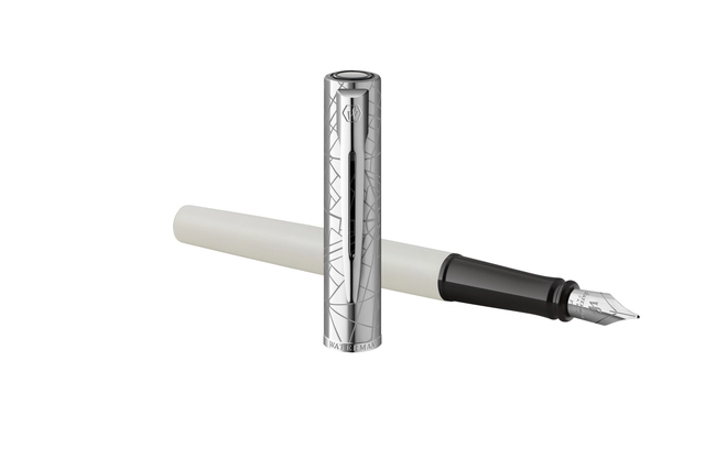 Een Vulpen Waterman Allure DeLuxe white fijn koop je bij Hoekmankantoorartikelen.nl