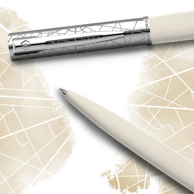 Een Balpen Waterman Allure DeLuxe white fijn koop je bij Hoekmankantoorartikelen.nl