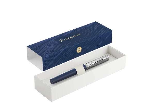 Een Vulpen Waterman Allure DeLuxe blue fijn koop je bij Hoekmankantoorartikelen.nl