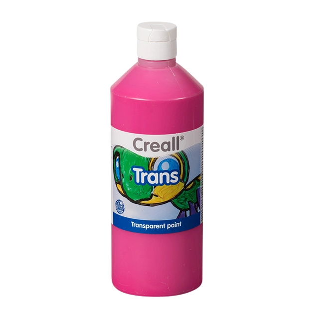 Een Raamverf Creall Trans roze 500ml koop je bij VHK Kantoorartikelen