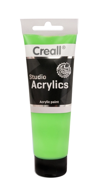 Een Acrylverf Creall Studio Acrylics 79 fluor green 120ml koop je bij Hoekmankantoorartikelen.nl