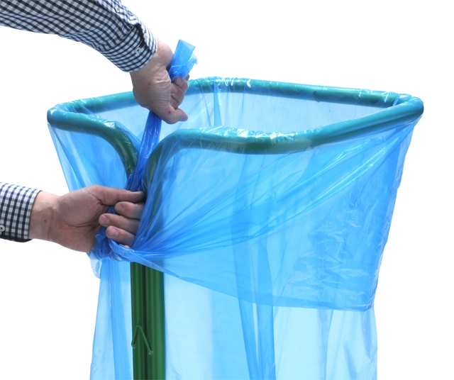 Een Zakhouder Vepa Bins zelfklemmend 400 liter groen koop je bij VHK Kantoorartikelen