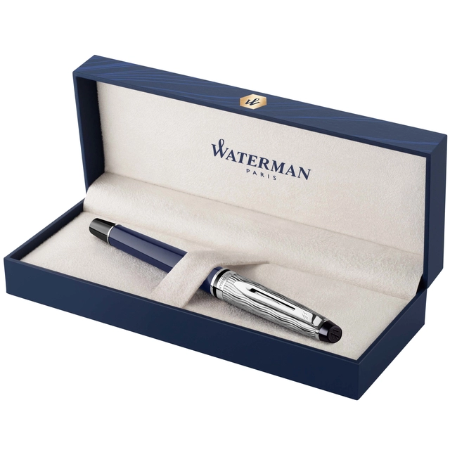 Een Vulpen Waterman Expert L'essence du blue lacquer CT fijn koop je bij Hoekmankantoorartikelen.nl