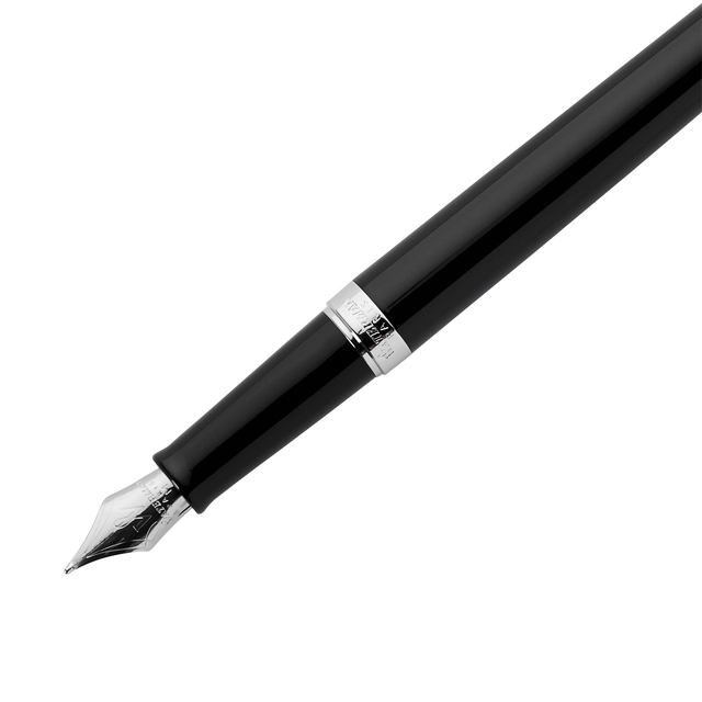 Een Vulpen Waterman Hémisphère black lacquer CT medium koop je bij Hoekmankantoorartikelen.nl