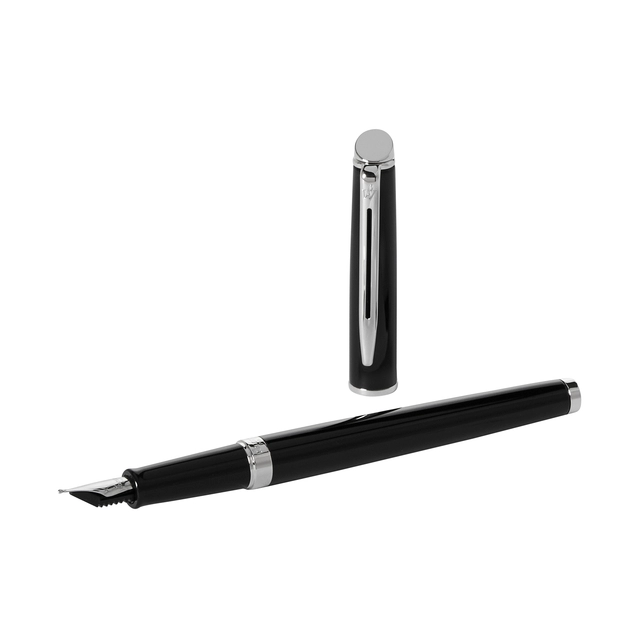 Een Vulpen Waterman Hémisphère black lacquer CT medium koop je bij Hoekmankantoorartikelen.nl