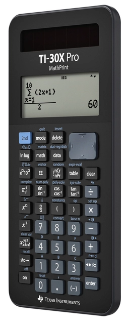 Een Rekenmachine TI-30X Pro MathPrint koop je bij VHK Kantoorartikelen