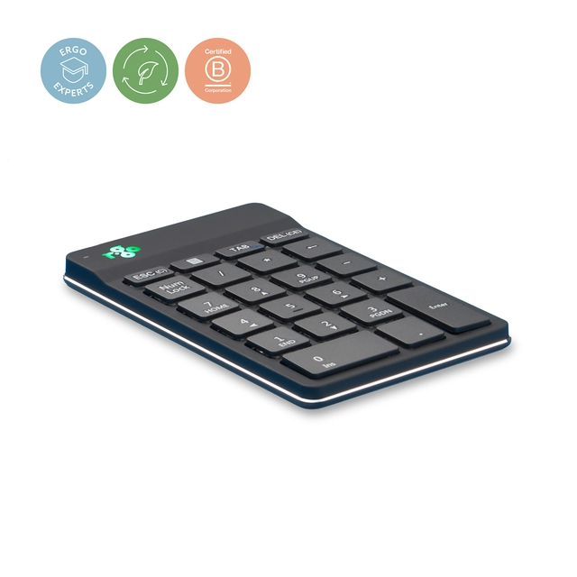 Een Toetsenbord R-Go Ergonomisch Numpad Break Wireless koop je bij Hoekmankantoorartikelen.nl