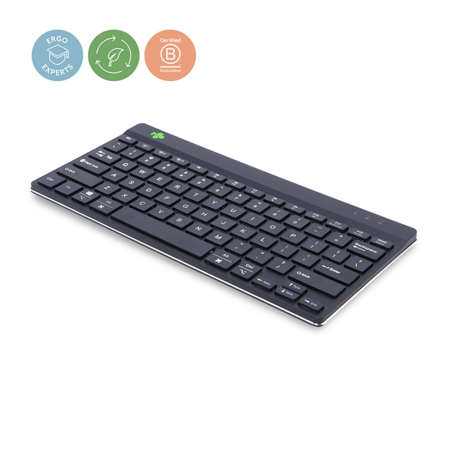 Een Toetsenbord R-Go Ergonomisch Compact Break QWERTY koop je bij Hoekmankantoorartikelen.nl