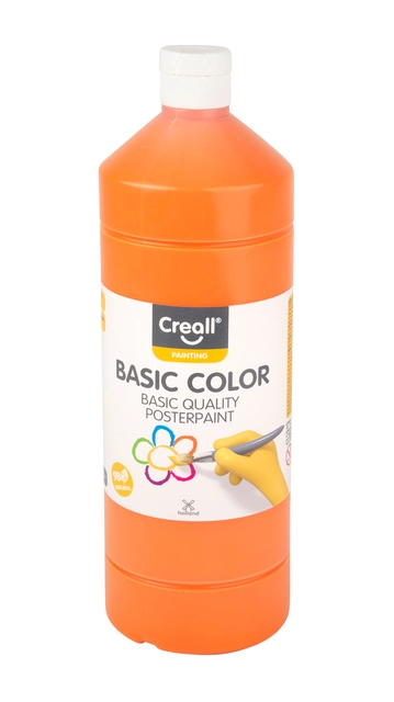 Een Plakkaatverf Creall basic oranje 1000ml koop je bij Hoekmankantoorartikelen.nl