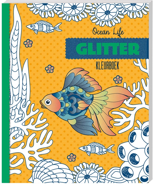 Een Kleurboek Interstat Glitter Ocean Life koop je bij VHK Kantoorartikelen