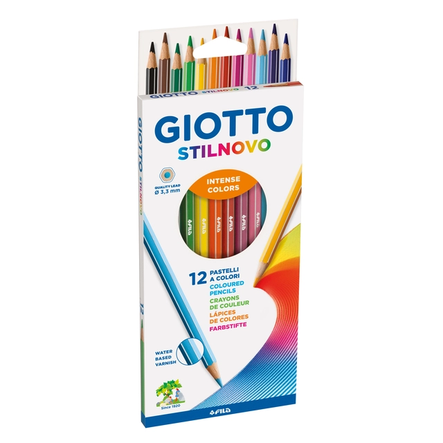 Een Potlood Giotto Stilnovo assorti 12 stuks koop je bij VHK Kantoorartikelen