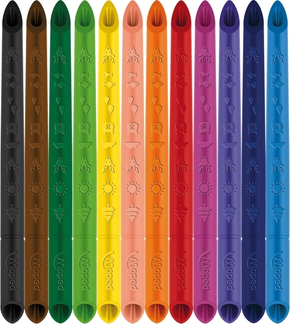 Een Kleurpotlood Maped Color'Peps Infinity doos à 12 kleuren koop je bij Hoekmankantoorartikelen.nl