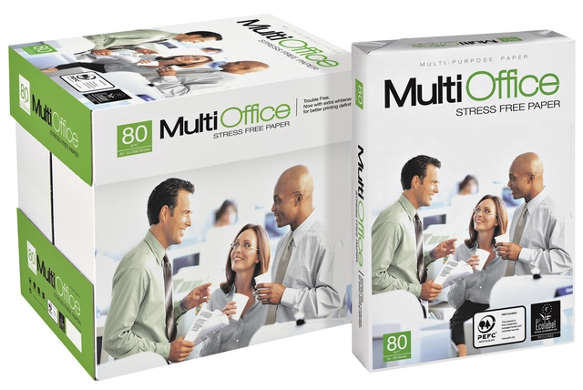 Een Kopieerpapier MultiOffice A4 80gr wit 500 vel koop je bij Hoekmankantoorartikelen.nl