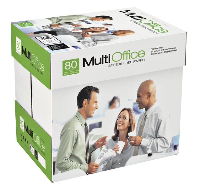 Een Kopieerpapier MultiOffice A4 80gr wit 500 vel koop je bij Hoekmankantoorartikelen.nl